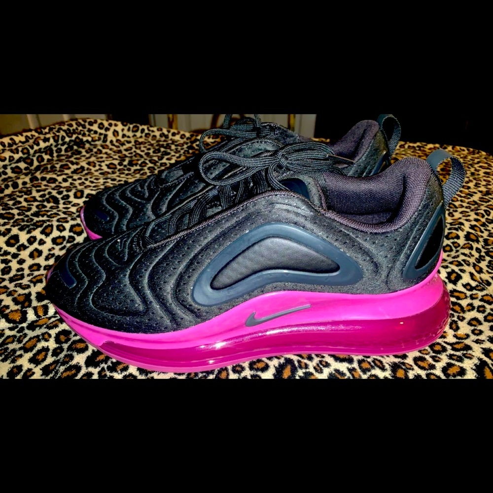 Nike air max black and fushia